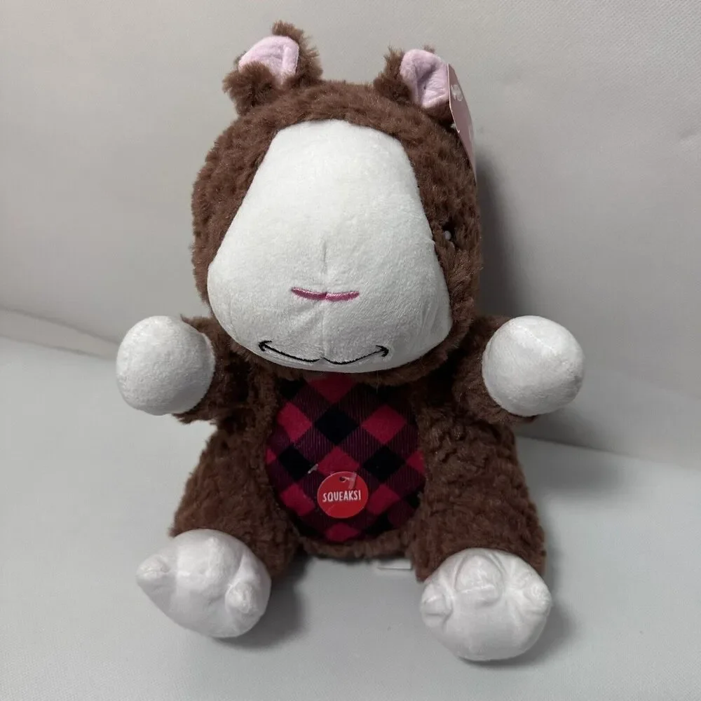 Pestsmart Dog Toy Hope The Hamster Plush Brown Squeaks 2023 Cuddle Play Chew
